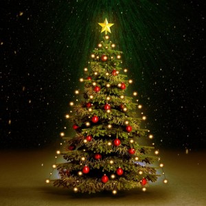 Red de luces de árbol de Navidad con 150 LEDs 150 cm D