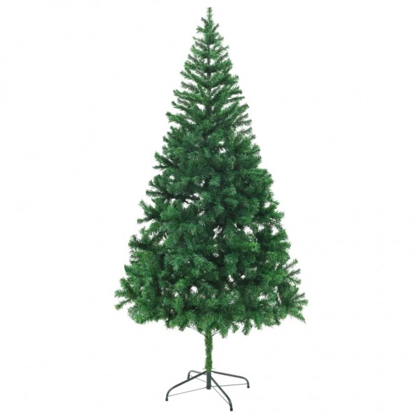 Árvore de Natal artificial com suporte de aço 210 cm 910 ramos D