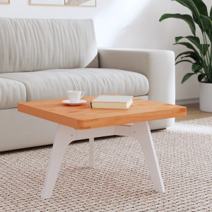 Tablero de mesa cuadrado de madera maciza de haya 60x60x4 cm D