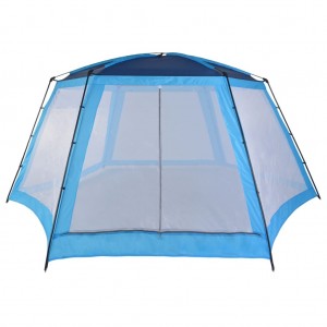 Tenda para piscina de tecido azul 660x580x250 cm D