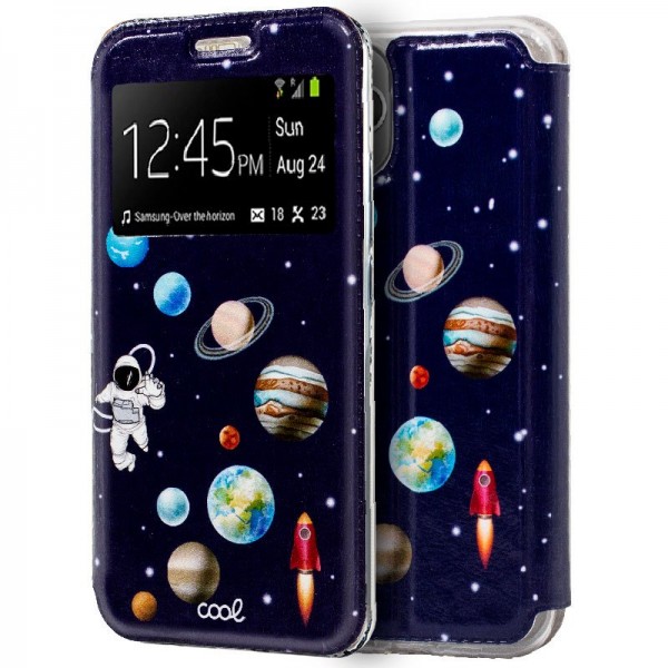 Fundação COOL Flip Cover para iPhone 11 Pro Desenhos de Astronauta D