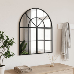 Espejo de pared arco de hierro negro 60x70 cm D