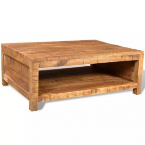 Mesa de centro de madera de mango maciza D