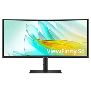 Monitor profesional ultraparonámico curvo samsung viewfinity s6 s34c652uau 34'/ uwqhd/ multimedia/ negro D