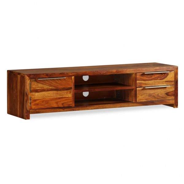 Mueble para TV 120x30x30 cm madera maciza de sheesham D