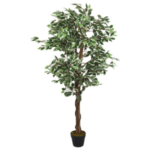 Árbol ficus artificial con 756 hojas verde 150 cm D