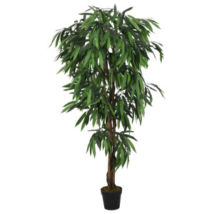 Árbol de mango artificial con 900 hojas verde 180 cm D