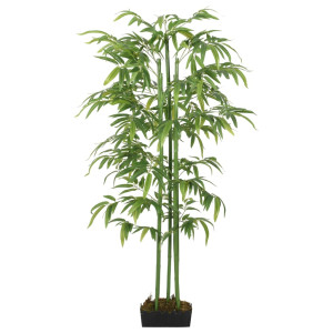 Árvore de bambu artificial 240 folhas 80 cm verde H