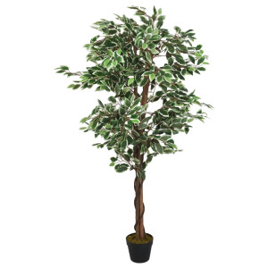 Árbol ficus artificial con 1260 hojas verde 200 cm D