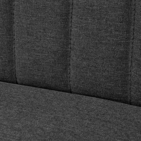 Sofá tecido 117x55.5x77 cinzento-escuro M 4