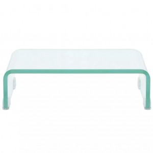 Soporte para TV/Elevador monitor cristal claro 40x25x11 cm H