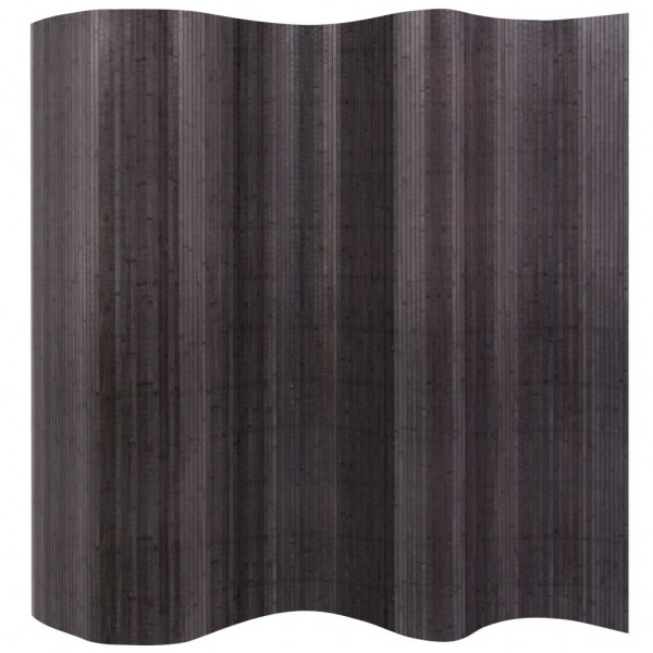 Biombo divisor de bambú gris 250x165 cm D