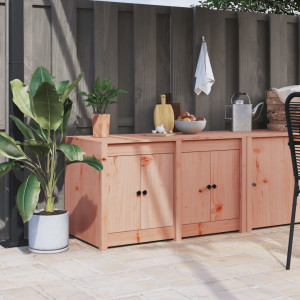Mobiliário de cozinha exterior madeira maciça Douglas 106x55x64 cm D