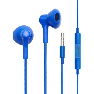 Auriculares 3,5 mm COOL Bora Stereo Con Micro Azul D