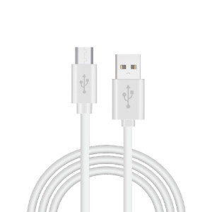 Cabo USB compatível COOL Universal (Micro-Usb) 1.2 metros Branco 2.4 Amplificador D