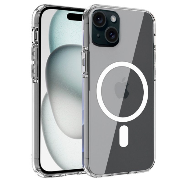 Carcaça COOL para iPhone 15 Transparente magnético D