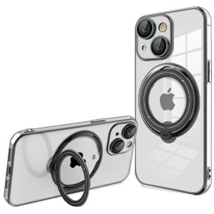 Carcasa COOL para iPhone 15 Plus Magnética Ring Negro D