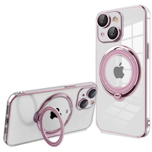 Carcasa COOL para iPhone 15 Plus Magnética Ring Rosa D