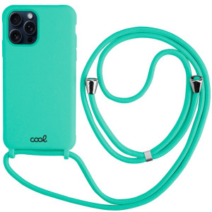 Carcasa COOL para iPhone 15 Pro Cordón Liso Mint D
