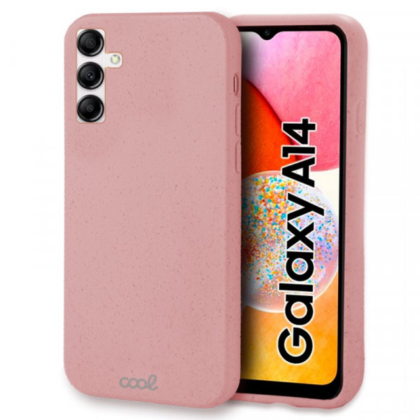 Carcaça COOL para Samsung A145 Galaxy A14 / A14 5G Eco Biodegradável Rosa D