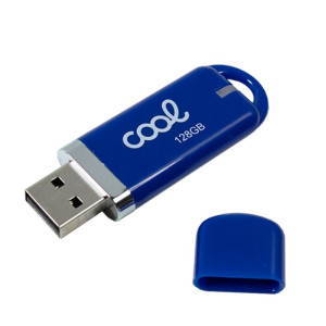 Pen Drive x USB 128 GB 2.0 COOL Cover Azul D