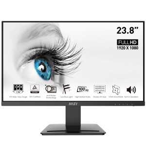 Monitor MSI PRO 23.8" IPS 4K FHD MP243X negro D