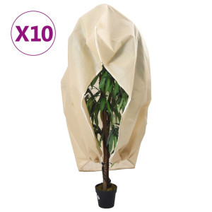 Cubiertas para plantas con cremallera 10 uds 70 g/m² 2.36x2 m D