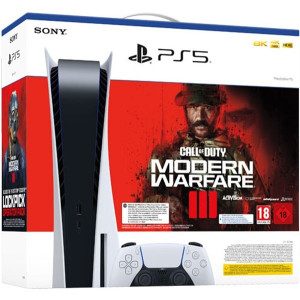Videoconsola Sony PS5 + Call of Duty Modern Warfare III blanco D