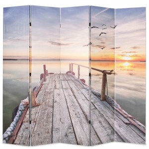 Biombo divisor plegable 200x170 cm lago D