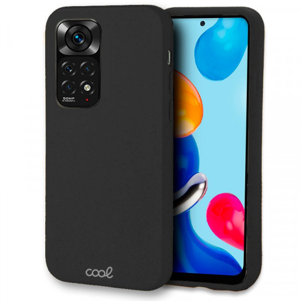 Carcaça COOL para Xiaomi Redmi Note 11 / Nota 11S Black Biodegradável Eco D