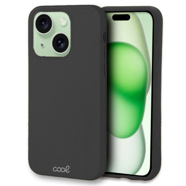 Carcaça COOL para iPhone 15 Plus Eco Biodegradável Preto D