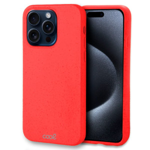 Carcasa COOL para iPhone 15 Pro Eco Biodegradable Rojo D