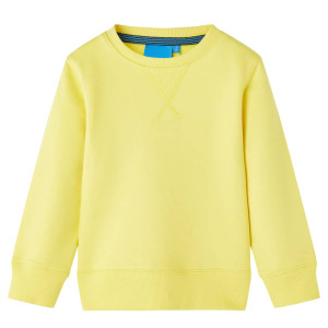 Sudadera para niños amarillo claro 104 D