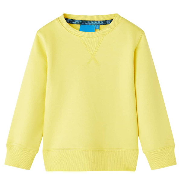 Moletom infantil amarelo claro 116 D