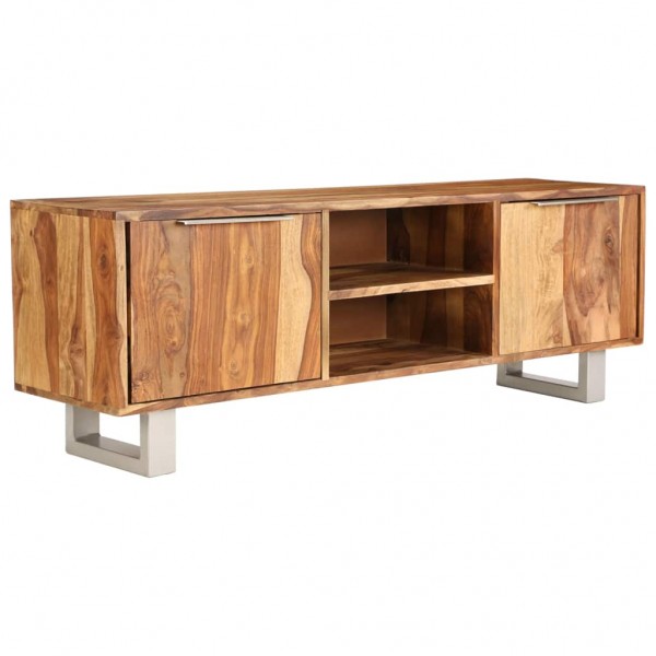 Mueble para la TV madera de sheesham acabado miel 118x30x40 cm D