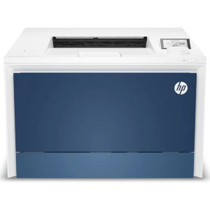 Impressora HP Laserjet Pro 4202DW WiFi branco e azul D