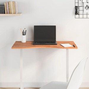 Tablero de escritorio madera maciza de haya 80x(36-40)x1.5 cm D