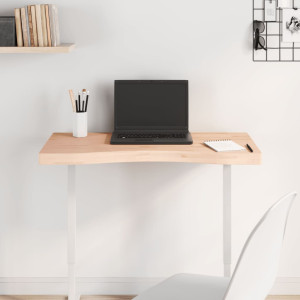 Mesa de escritório de madeira maciça de abeto 80x(36-40) x4 cm D