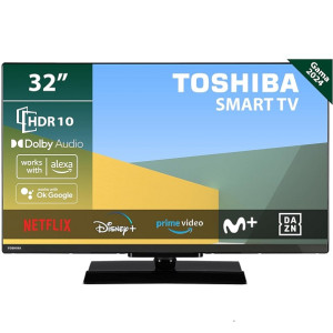 Smart TV TOSHIBA 32" LED UHD 4K 32WV3E63DG negro D