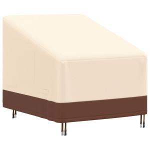 Cubierta para sillón de jardín Oxford 600D beige 79x97x48/74 cm D