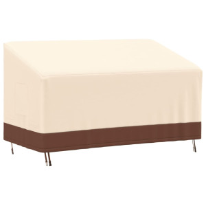 Capa de banco de 3 lugares Oxford 600D Beige 159x84x56/81 cm D