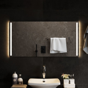 Espejo de baño con LED 100x50 cm D