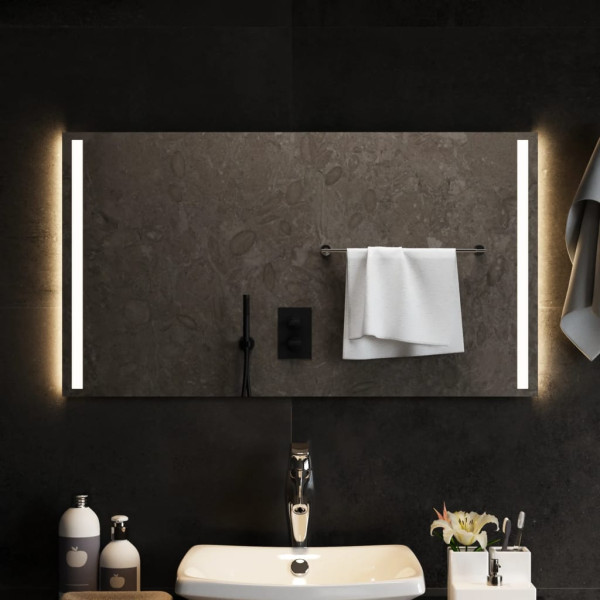 Espejo de baño con LED 90x50 cm D