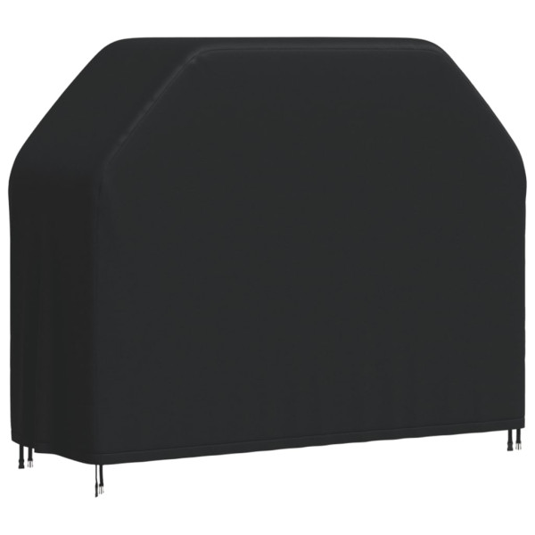 Cubierta para barbacoa Oxford 420D negro 147x61x112 cm D