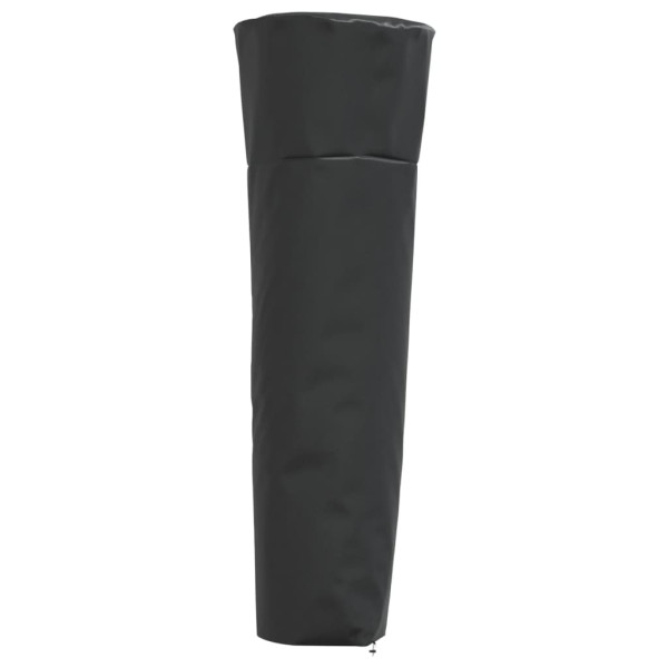 vidaxL Cubierta para calefactor de torre Oxford 420D negro 86x47x241cm D