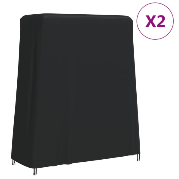 Capas para mesa de pingue-pongue 2 peças tecido Oxford 420D 165x70x185 cm D