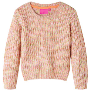 Jersey de punto para niños rosa suave 116 D