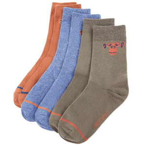 Calcetines para niños 5 pares con estampado de mono EU 26-29 D