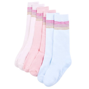 Calcetines para niños 5 pares con estampado de rayas EU 30-34 D