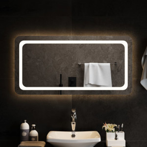 Espelho de banheiro com LED 100x50 cm D